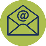 graphic representing email for contact us button